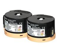 Epson 0711 - pack de 2 - haute capacité - noir - original - cartouche