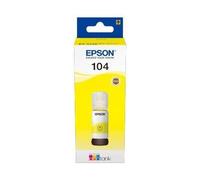 EPSON 104 Jaune EcoTank Kit de Remplissage d'Encre 7500 Pages (C13T00P440) pour