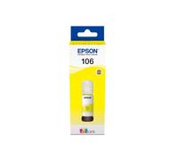 Epson 106 - 70 ml - jaune - original - réservoir d'encre - pour EcoTank ET-7700, ET-7750, L7160, L7180 ; Expression Premium ET-7700, ET-7750