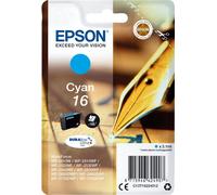Epson 16 - 3.1 ml - cyan - original - cartouche d'encre - pour WorkForce WF-2010, 2510, 2520, 2530, 2540, 2630, 2650, 2660, 2750, 2760