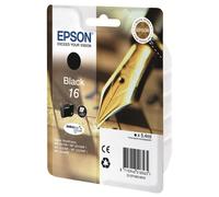 Epson 16 - 5.4 ml - noir - original - cartouche d'encre - pour WorkForce WF-2010, 2510, 2520, 2530, 2540, 2630, 2650, 2660, 2750, 2760