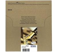 Epson 16 Multipack Easy Mail Packaging - Pack de 4 - 14.7 ml - noir, jaune, cyan, magenta - original - boîte - cartouche d'encre - pour WorkForce WF-2010, WF-2510, WF-2520, WF-2530, WF-2630, WF-2650,