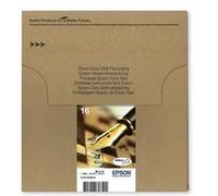 Epson 16 Multipack Easy Mail Packaging - Pack de 4 - noir, jaune, cyan, magenta - original - boîte - cartouche d'encre - pour WorkForce WF-2010, 2510, 2520, 2530, 2540, 2630, 2650, 2660, 2750, 2760 Ne