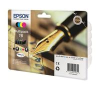 Epson 16 Multipack - Pack de 4 - noir, jaune, cyan, magenta - original - cartouche d'encre - pour WorkForce WF-2010, 2510, 2520, 2530, 2540, 2630, 2650, 2660, 2750, 2760