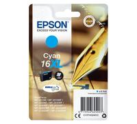Epson 16XL - 6.5 ml - XL - cyan - original - emballage coque avec alarme radioélectrique/ acoustique - cartouche d'encre - pour WorkForce WF-2010, 2510, 2520, 2530, 2540, 2630, 2650, 2660, 2750...