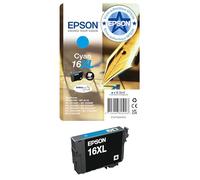 Epson 16XL Cyan Pen & Crossword High Yield Genuine, DURABrite Ultra Ink, XL High Capacity