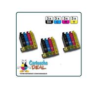 EPSON 16XL : Lot 12 cartouches compatible pour WorkForce WF2010 WF2510 WF2520 WF2530 WF2540 WF2630 WF2650 WF2660 - T1636