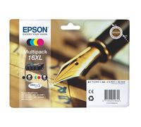 Epson 16XL Pack cartouche de 4 couleurs haute capacité pour imprimante jet d'encre