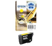 Epson 16XL Yellow Pen & Crossword High Yield Genuine, DURABrite Ultra Ink, XL High Capacity