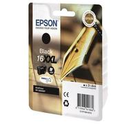 Epson 16XXL - 21.6 ml - XL - noir - original - emballage coque avec alarme radioélectrique/ acoustique - cartouche d'encre - pour WorkForce WF-2660DWF