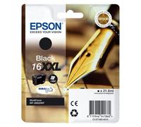 Epson 16XXL - 22 ml - XL - noir - original - emballage coque avec alarme radioélectrique/ acoustique - cartouche d'encre - pour WorkForce WF-2660DWF