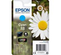 Epson 18 - 3.3 ml - cyan - original - cartouche d'encre - pour Expression Home XP-212, 215, 225, 312, 315, 322, 325, 412, 415, 422, 425