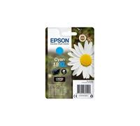 Epson 18XL - 6.6 ml - XL - cyan - original - emballage coque avec alarme radioélectrique - cartouche d'encre - pour Expression Home XP-212, 215, 225, 312, 315, 322, 325, 412, 415, 422, 425