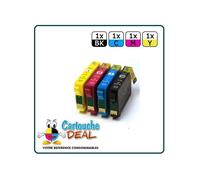 EPSON 18XL : Lot 4 cartouches compatible pour Expression Home XP102 XP202 XP205 XP212 XP215 XP225 XP30 XP302 - T1816