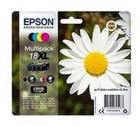 Epson 18XL Multipack - Pack de 4 - XL - noir, jaune, cyan, magenta - original - cartouche d'encre - pour Expression Home XP-212, 215, 225, 312, 315, 322, 325, 412, 415, 422, 425 G
