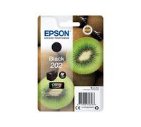 Epson 202 Kiwi Singlepack Black Claria Premium Ink, cartouche d'encre pigmentée noire 6,9 ml, rendement 250 pages, référence C13T02E14020