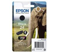 Epson 24 Black Elephant Genuine, Claria Photo HD Ink Cartridge, Standard Capacit