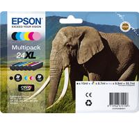 Epson Elephant Multipack 6-colours 24XL Claria Photo HD Ink