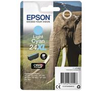 Epson 24XL - 9.8 ml - XL - cyan - original - cartouche d'encre - pour Expression Photo XP-55, 750, 760, 850, 860, 950, 960, 970; Expression Premium XP-750, 850