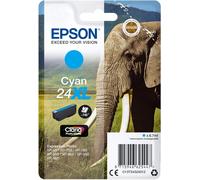 Epson 24XL cartouche d'encre Cyan authentique haute capacité C13T24324012 (TVA i