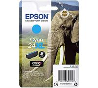Epson 24XL - XL - cyan - original - cartouche d'encre
