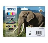 Epson Elephant Multipack 6-colours 24XL Claria Photo HD Ink