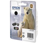 Epson 26 ''Ours Polaire'' Cartouche d'encre originale Claria Premium C13T26014012 - Noir