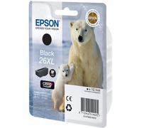 Epson 26 XL ''Ours Polaire'' Cartouche d'encre originale grande capacité Claria Premium C13T26314012 - Noir Photo