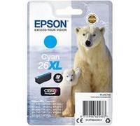 Epson 26XL - 8.7 ml - XL - cyan - original - blister - cartouche d'encre - pour Expression Premium XP-510, 520, 600, 605, 610, 615, 620, 625, 700, 710, 720, 800, 810, 820 G