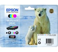 Epson 26XL (C13T26364012) - 4 couleurs - Cartouche d'encre - Grande capacité - Multipack