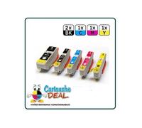 EPSON 26XL : Lot 5 cartouches compatible Expression Premium XP510 XP600 XP605 XP610 XP615 XP700 XP710 XP800 XP810 XP820 - T2636