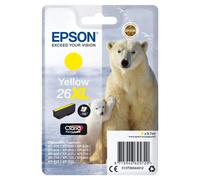 Epson 26XL Polar Bear Yellow High Yield Genuine, Claria Premium Ink Cartridge