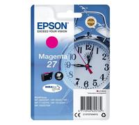 Epson 27 - 3.6 ml - magenta - original - emballage coque avec alarme radioélectrique/ acoustique - cartouche d'encre - pour WorkForce WF-3620, WF-3640, WF-7110, WF-7610, WF-7620, WF-7715, WF-7720