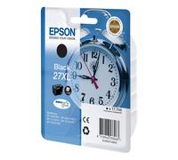 Epson 27 XL ''Réveil'' Cartouche d'encre originale grande capacité DURABrite Ultra C13T27114012 - Noir
