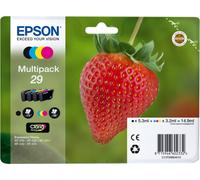 Epson Strawberry Multipack "Fraise" 29 - Encre Claria Home N,C,M,J