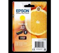 Epson 33 - 4.5 ml - jaune - original - blister - cartouche d'encre - pour Expression Home XP-635, 830; Expression Premium XP-530, 540, 630, 635, 640, 645, 830, 900 G