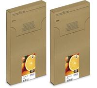 Epson 33 Black Oranges, Genuine, Claria Premium Ink (Lot de 2)