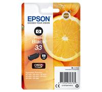 Epson 33 Cartouche d'encre Noir (photo) Original C13T33414012