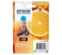 Epson 33 Cyan Oranges, Genuine, Claria Premium Ink, Standard Capacity Cyan Stand
