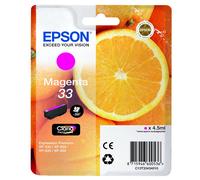Epson 33 Magenta Oranges, Genuine, Claria Premium Ink, Standard Capacity Magenta