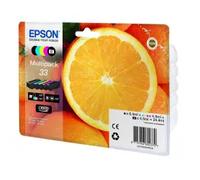 Epson 33 Noir couleur Pack de 5 cartouches d'encre d'origine