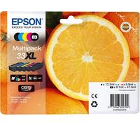 Epson 33XL Multipack Photo Noir/Noir/Cyan/Magenta/Jaune Cartouche d'encre Orange