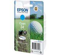 Epson C13T34624010 Cartouche d'encre compatible avec Imprimante WF3720DWF Cyan Amazon Dash Replenishment est prêt