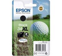 Epson Cartouche d'encre 34XL (C13T34714020) originale noir 1100 pages pour WF-3725DWF