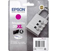 Epson 35XL Cadenas Jaune, Cartouche d'encre d'origine XL Haute capacité, WF-4720DWF, WF-4725DWF, WF-4730DTWF, WF-4740DTWF