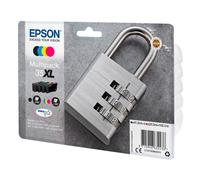Epson 35XL Pack de 4 cartouches 1 noir et 3 couleurs pour imprimante jet d'encre