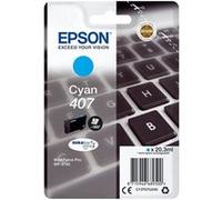 Epson Cartouche d'encre 407 (C13T07U240) Cyan 20,3 ml Taille L Original - 1900 pages