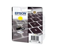 Epson 407 Yellow Keyboard Genuine, Ink Cartridge DuraBrite Ultra WorkForce Pro W