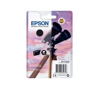 Epson 502 Black Ink Singlepack C13T02V14010 : Cartouche d'encre noire à pigments 4.6ml, rendement 210 pages, compatible WorkForce & Expression Home