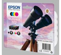 Epson 502 ''Jumelles'' Cartouche d'encre originale C13T02V64010 - Pack de 4 (Noir, Cyan, Magenta, Jaune)